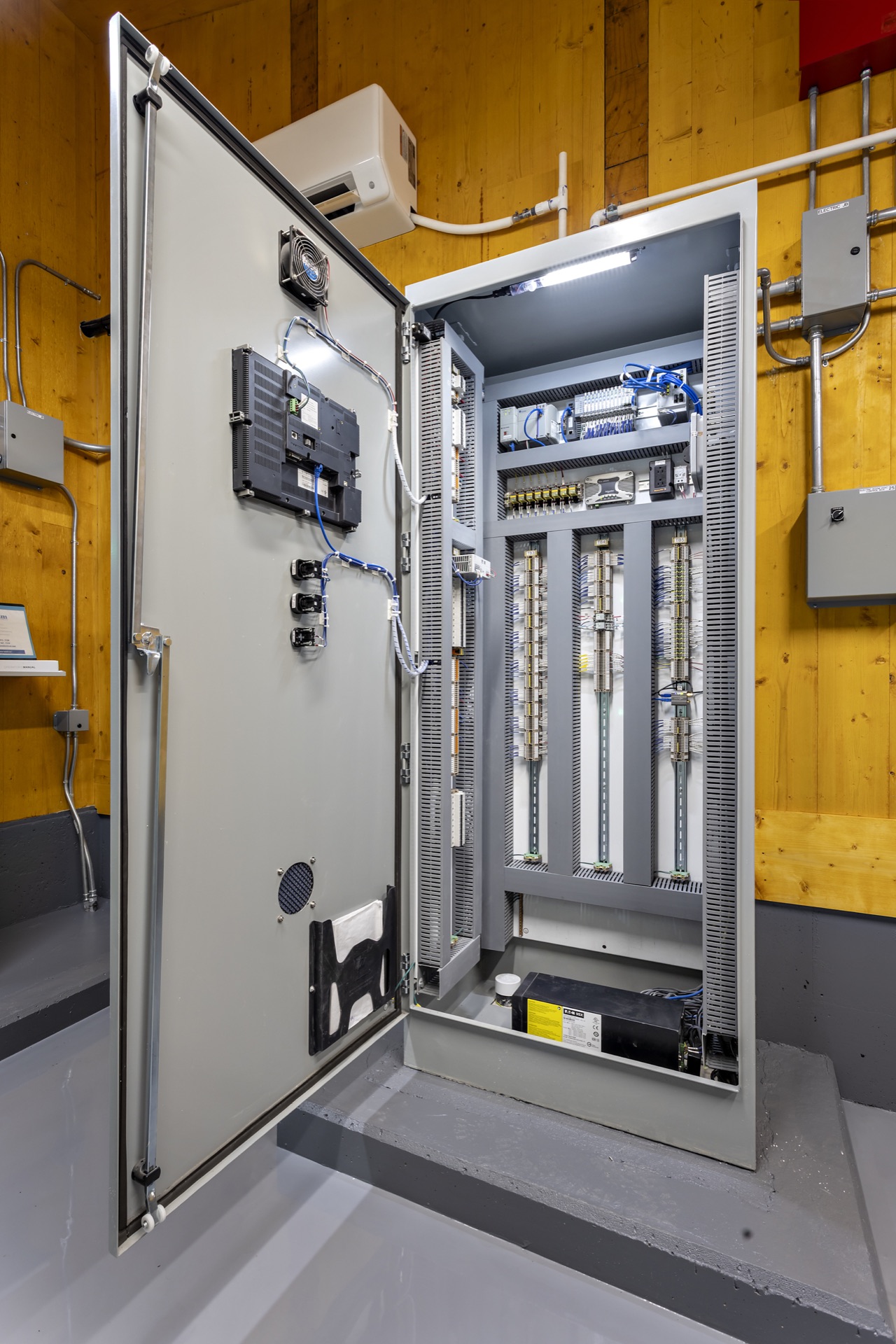 Pump Station — Open Panel